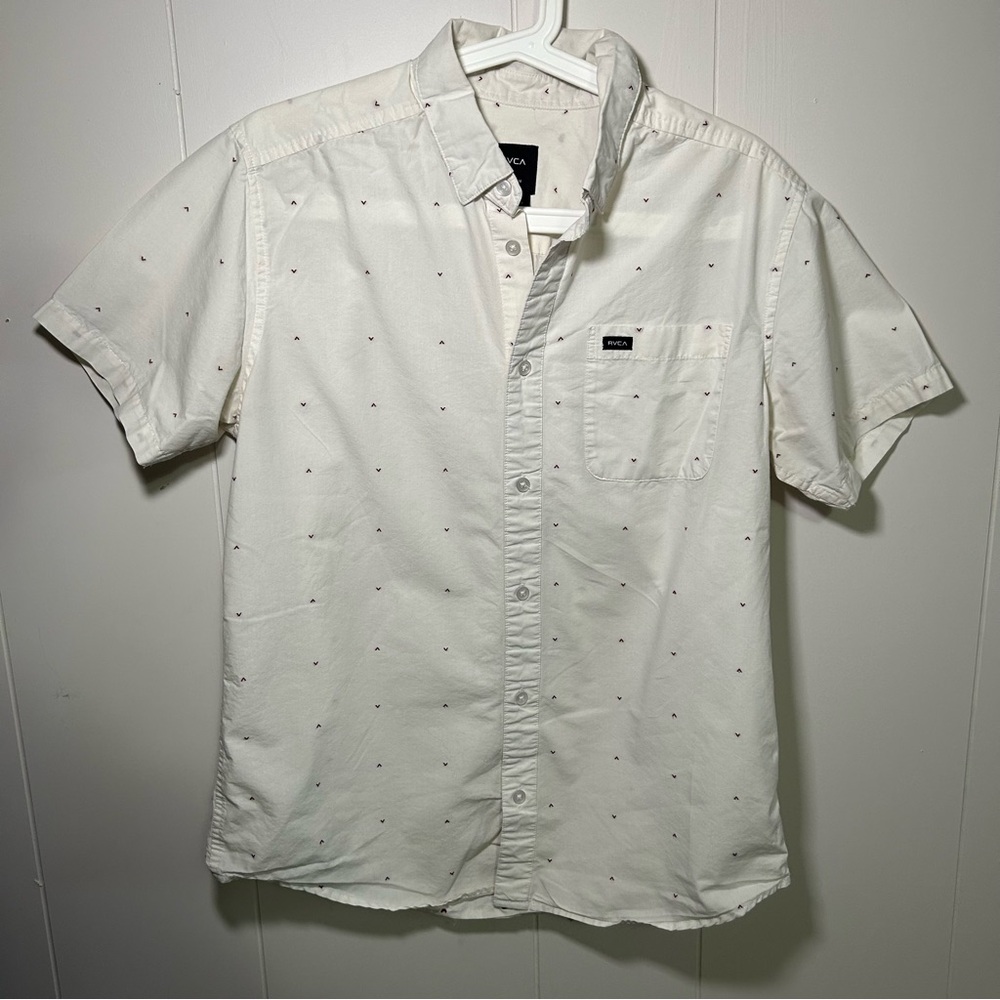 RVCA slim fit dress shirt size medium